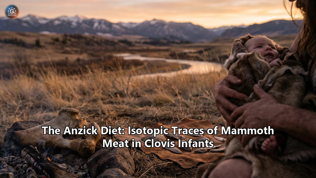 The Anzick Diet: Isotopic Traces of Mammoth Meat in Clovis Infants