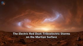 The Electric Red Dust: Triboelectric Storms on the Martian Surface