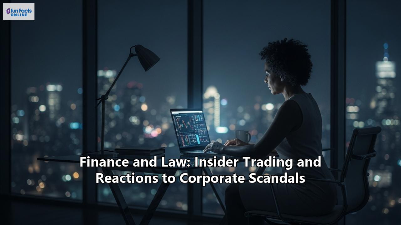 Finance and Law: Insider Trading and Reactions to Corporate Scandals