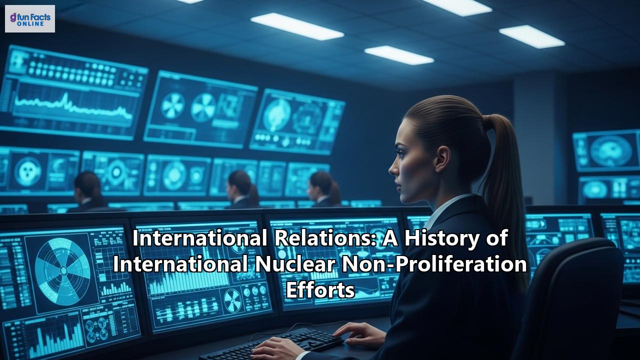 International Relations: A History of International Nuclear Non-Proliferation Efforts