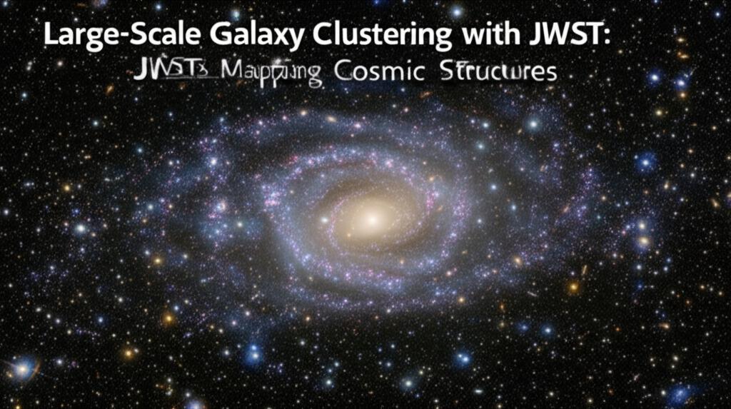 Large-Scale Galaxy Clustering with JWST: Mapping Cosmic Structures