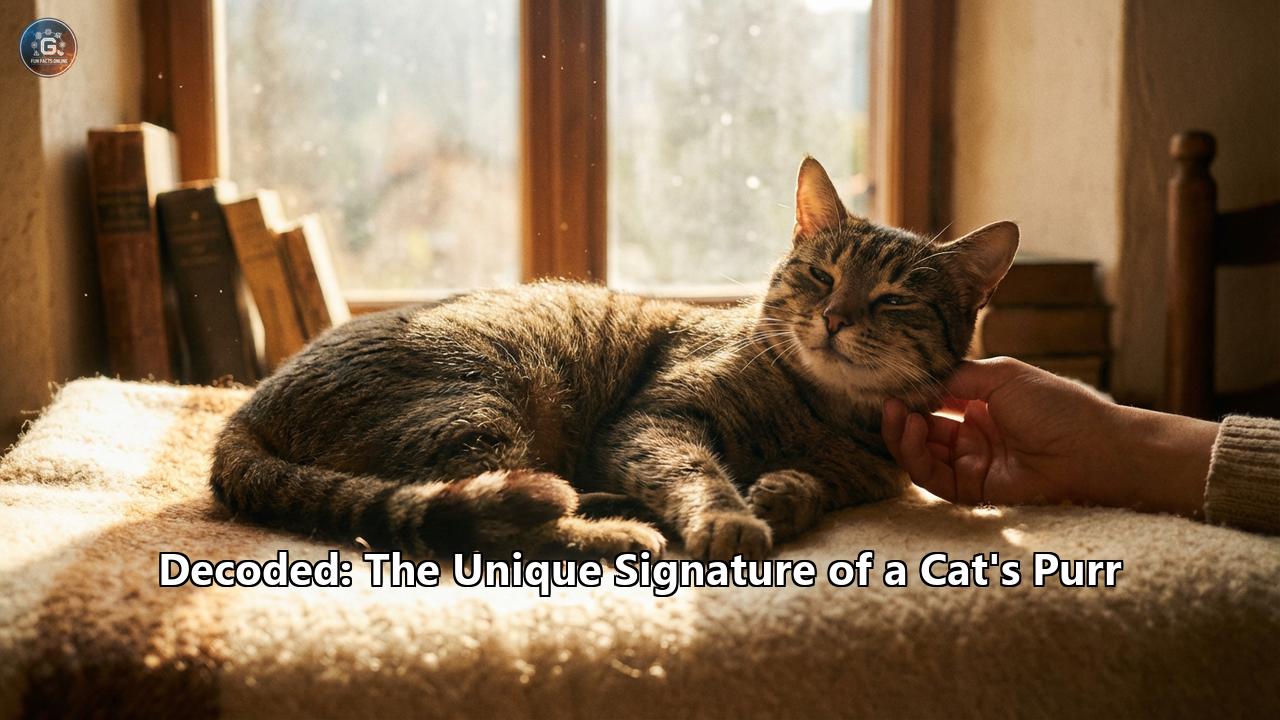 Decoded: The Unique Signature of a Cat's Purr