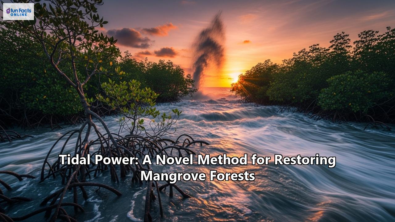 Tidal Power: A Novel Method for Restoring Mangrove Forests