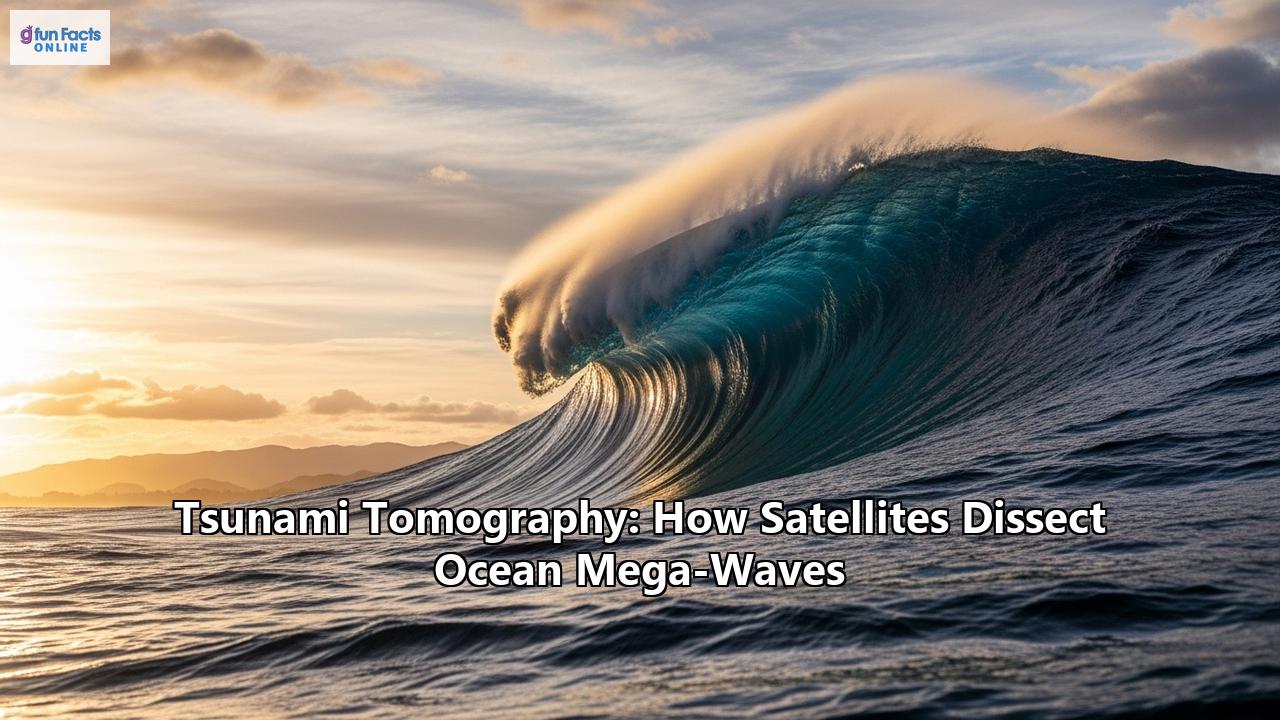 Tsunami Tomography: How Satellites Dissect Ocean Mega-Waves