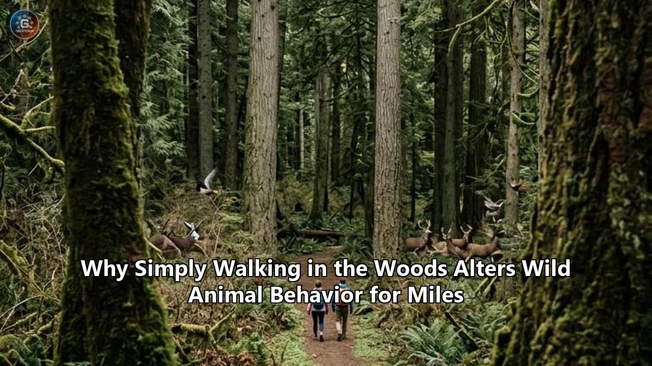 Why Simply Walking in the Woods Alters Wild Animal Behavior for Miles