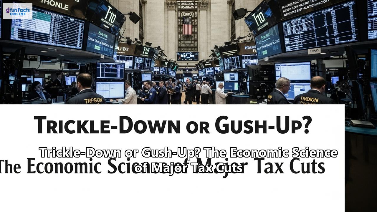 Trickle-Down or Gush-Up? The Economic Science of Major Tax Cuts