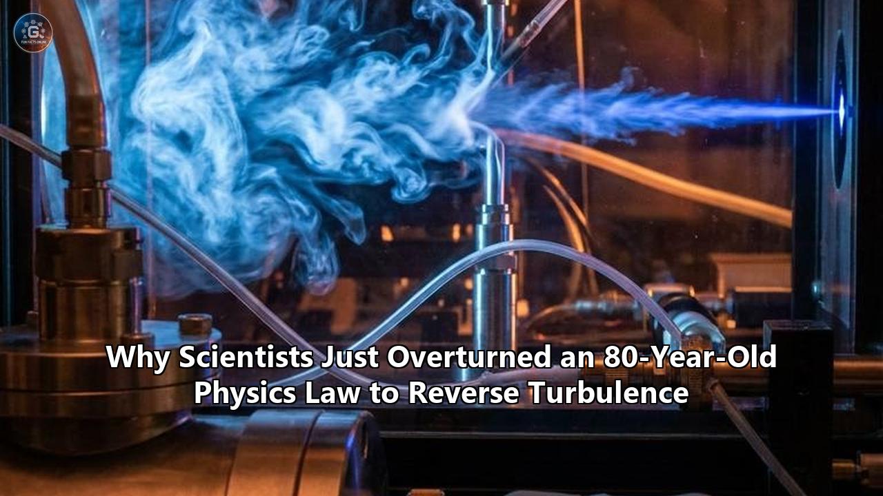 Why Scientists Just Overturned an 80-Year-Old Physics Law to Reverse Turbulence