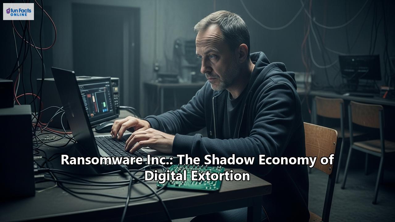 Ransomware Inc.: The Shadow Economy of Digital Extortion