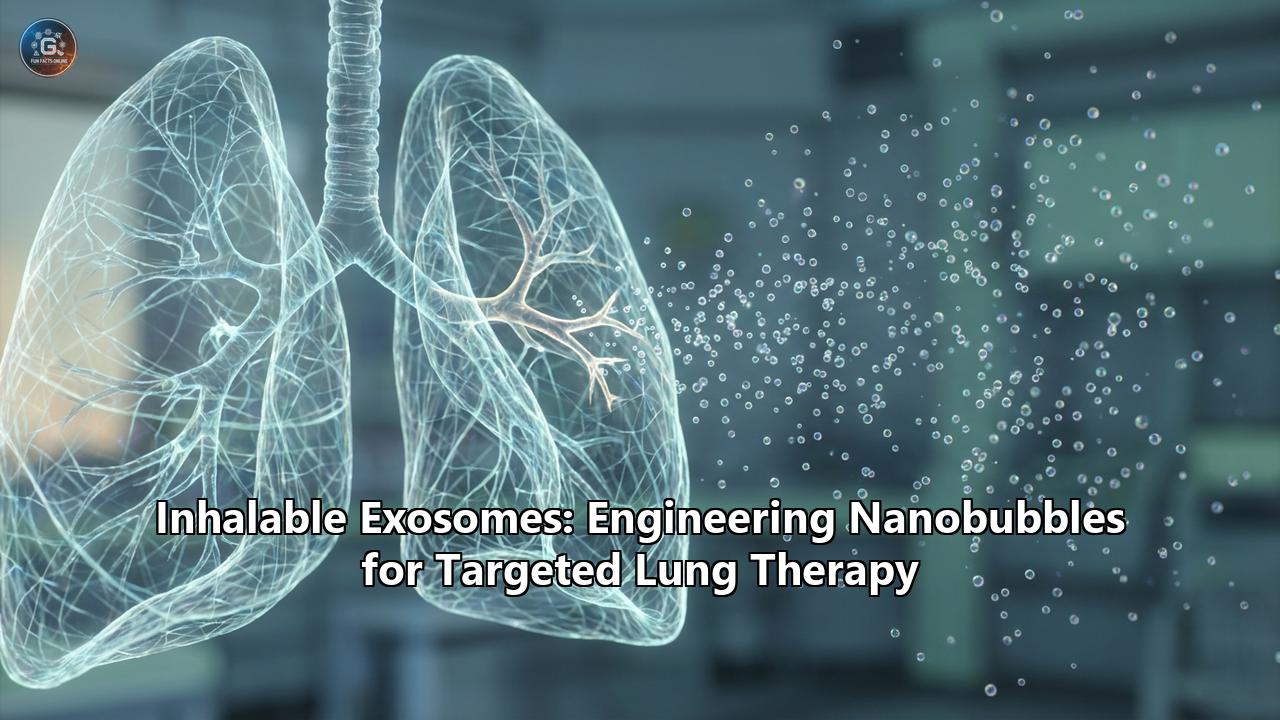 Inhalable Exosomes: Engineering Nanobubbles for Targeted Lung Therapy