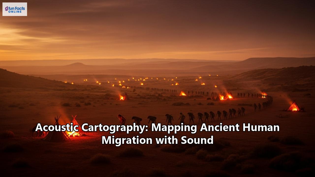 Acoustic Cartography: Mapping Ancient Human Migration with Sound