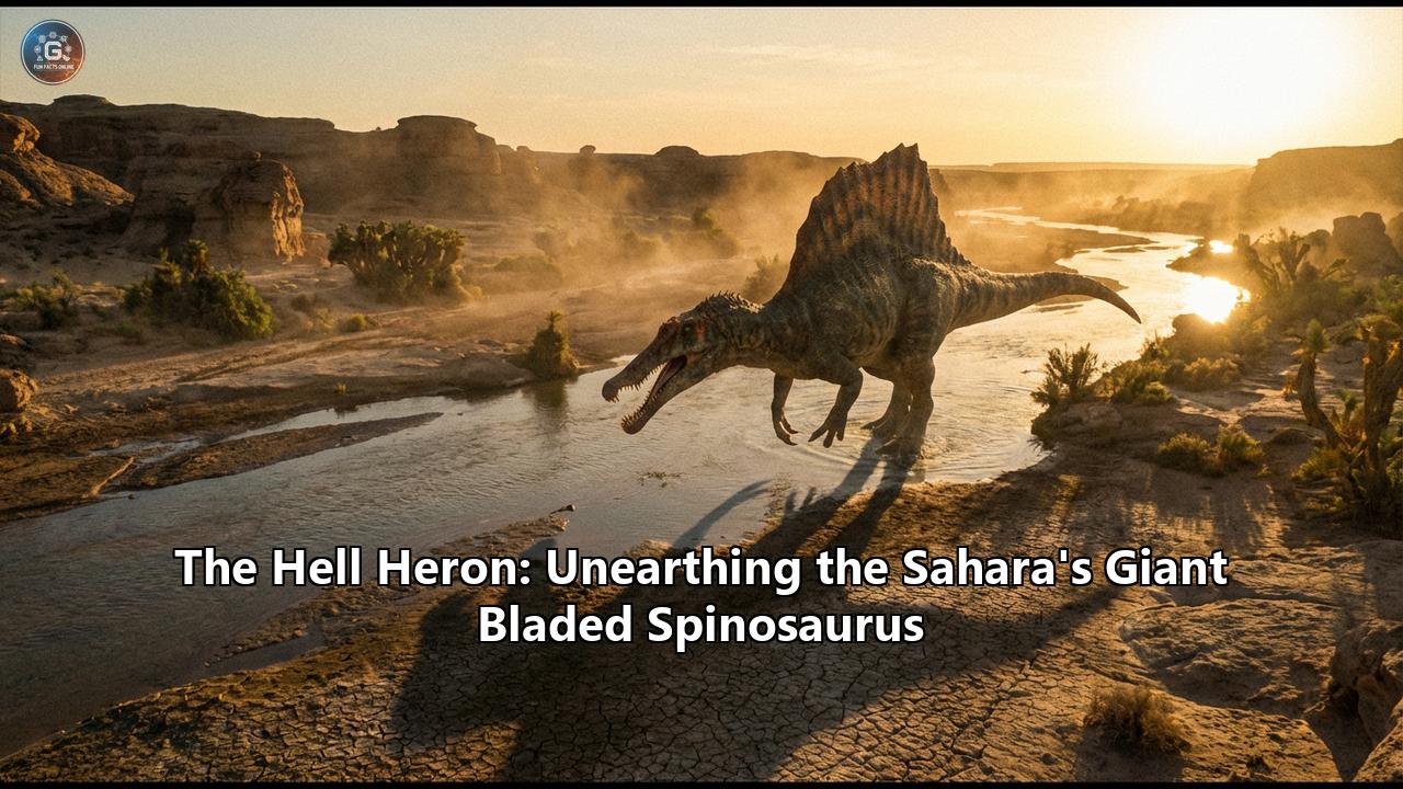 The Hell Heron: Unearthing the Sahara's Giant Bladed Spinosaurus