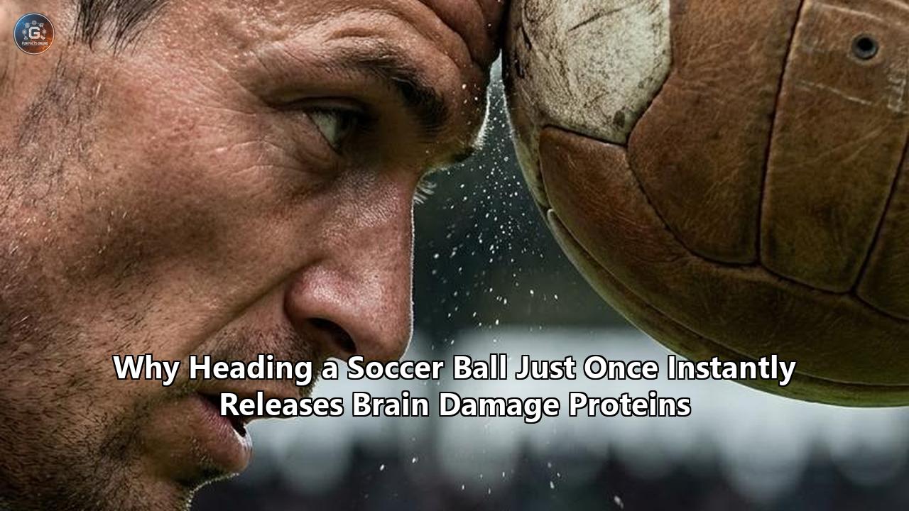 Why Heading a Soccer Ball Just Once Instantly Releases Brain Damage Proteins