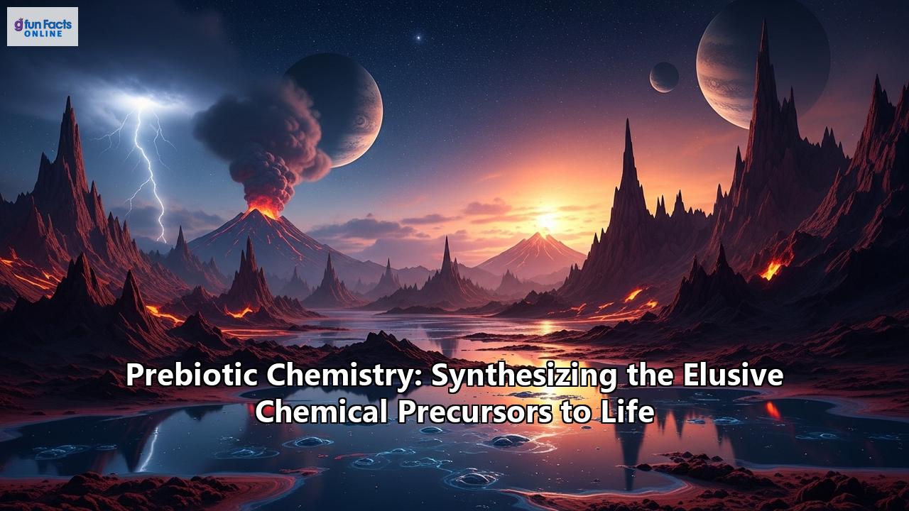 Prebiotic Chemistry: Synthesizing the Elusive Chemical Precursors to Life