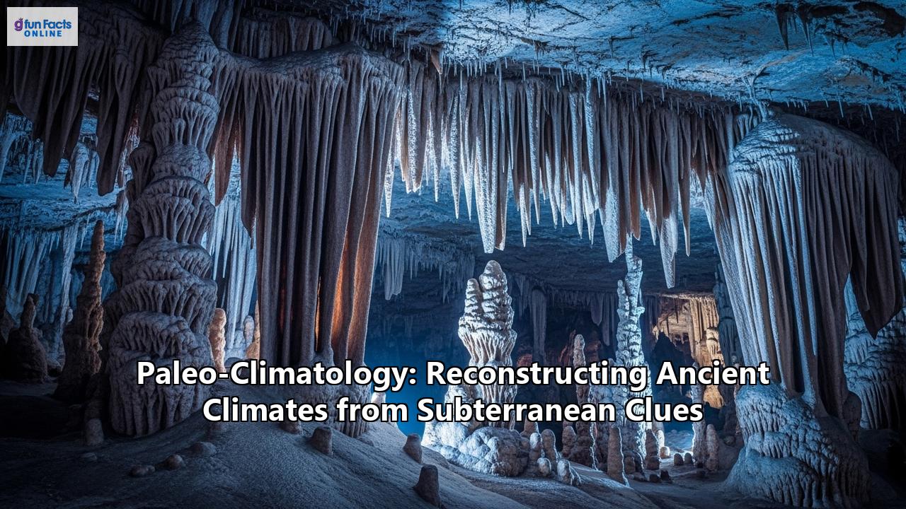 Paleo-Climatology: Reconstructing Ancient Climates from Subterranean Clues