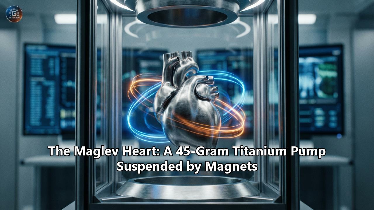 The Maglev Heart: A 45-Gram Titanium Pump Suspended by Magnets