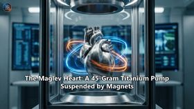 The Maglev Heart: A 45-Gram Titanium Pump Suspended by Magnets