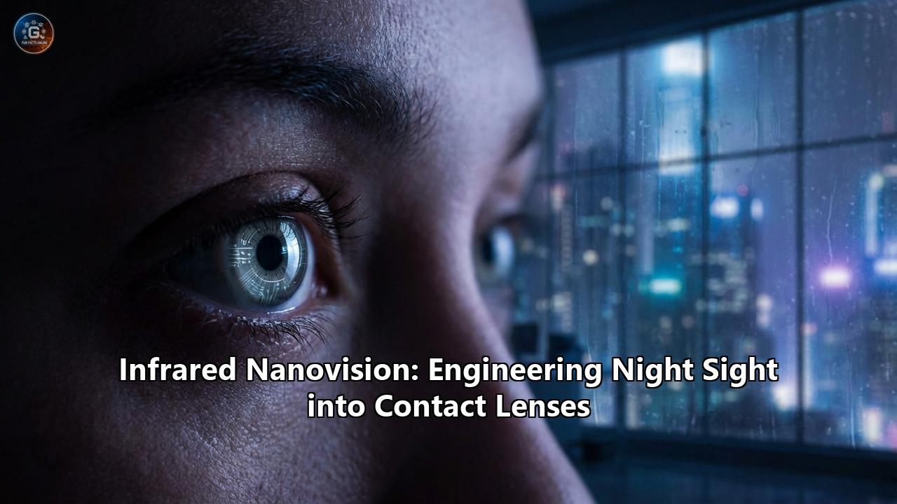 Infrared Nanovision: Engineering Night Sight into Contact Lenses