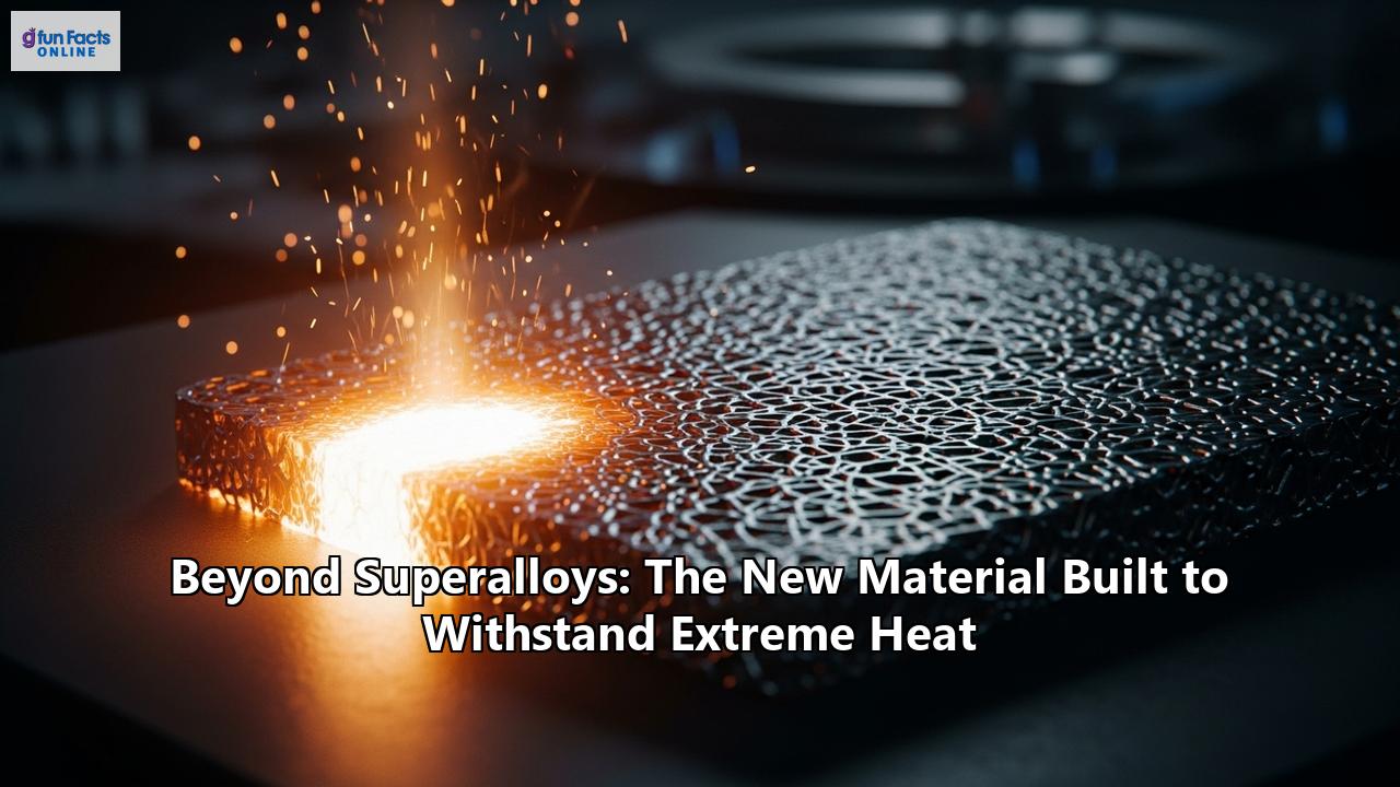 Beyond Superalloys: The New Material Built to Withstand Extreme Heat