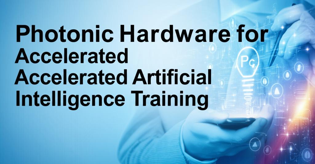 Photonic Hardware for Accelerated Artificial Intelligence Training