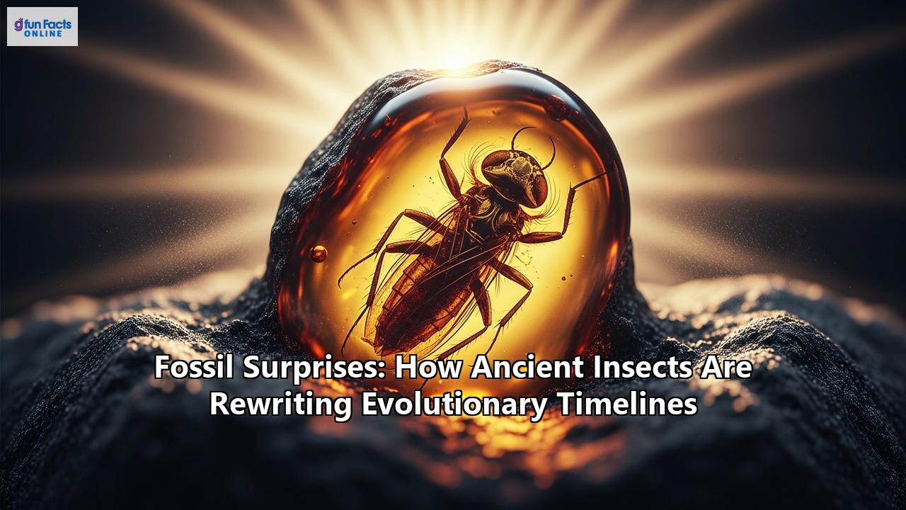 Fossil Surprises: How Ancient Insects Are Rewriting Evolutionary Timelines