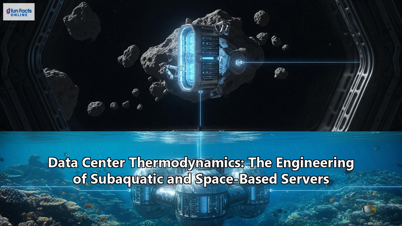 Data Center Thermodynamics: The Engineering of Subaquatic and Space-Based Servers