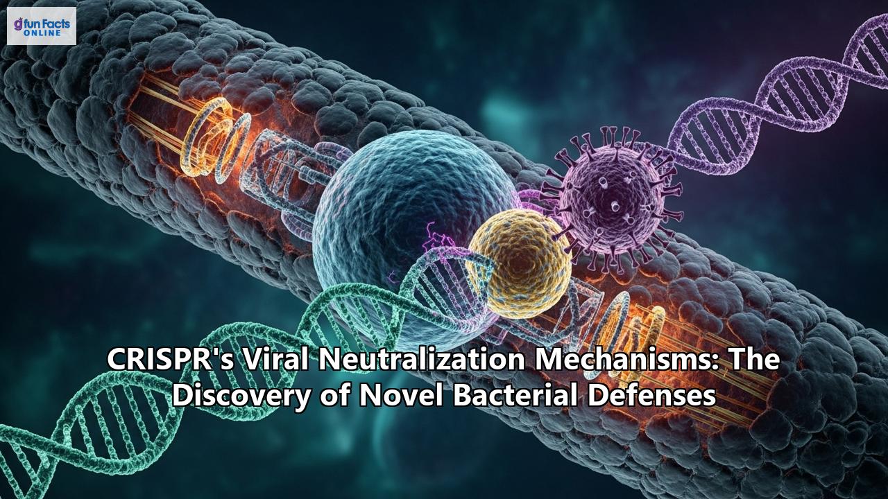 CRISPR's Viral Neutralization Mechanisms: The Discovery of Novel Bacterial Defenses