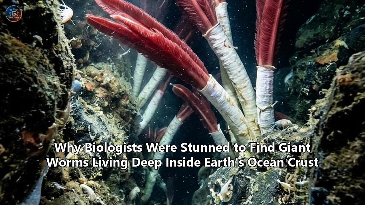 Why Biologists Were Stunned to Find Giant Worms Living Deep Inside Earth's Ocean Crust