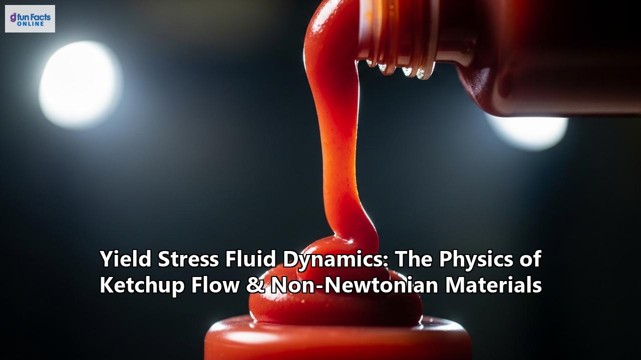 Yield Stress Fluid Dynamics: The Physics of Ketchup Flow & Non-Newtonian Materials