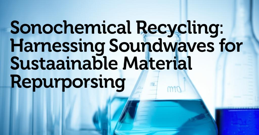 Sonochemical Recycling: Harnessing Soundwaves for Sustainable Material Repurposing