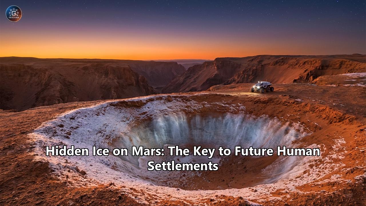 Hidden Ice on Mars: The Key to Future Human Settlements