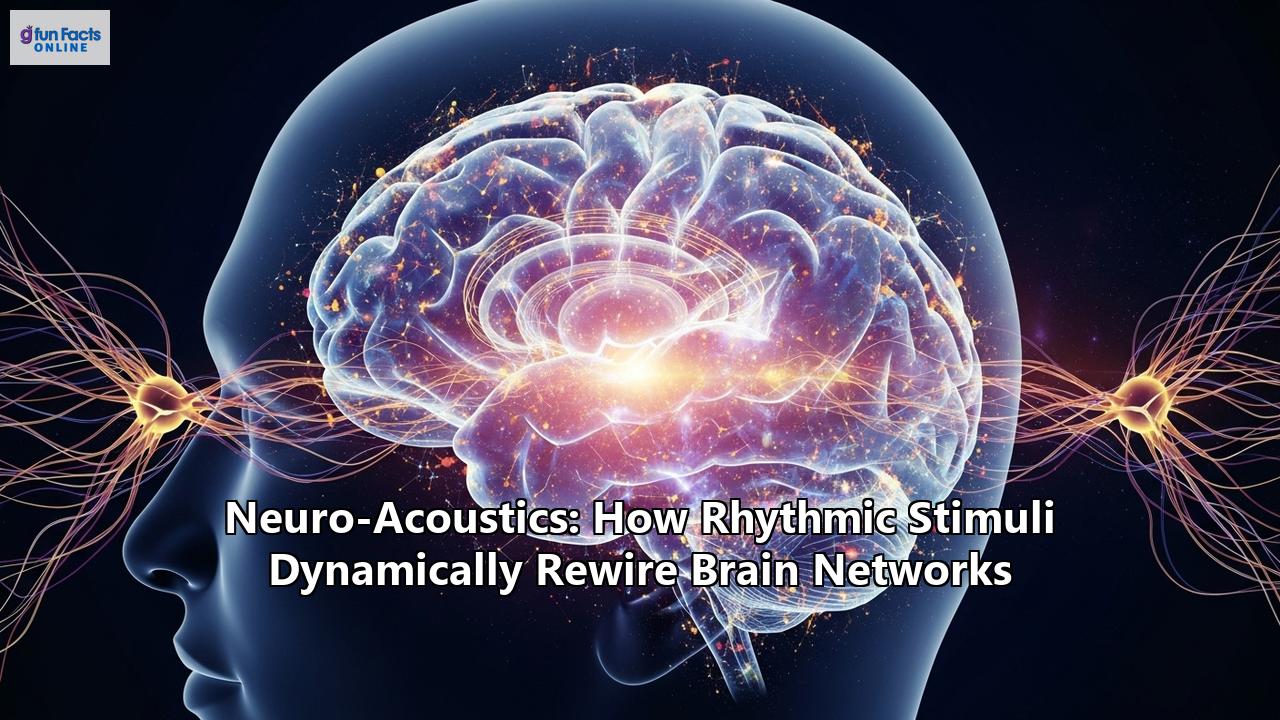 Neuro-Acoustics: How Rhythmic Stimuli Dynamically Rewire Brain Networks