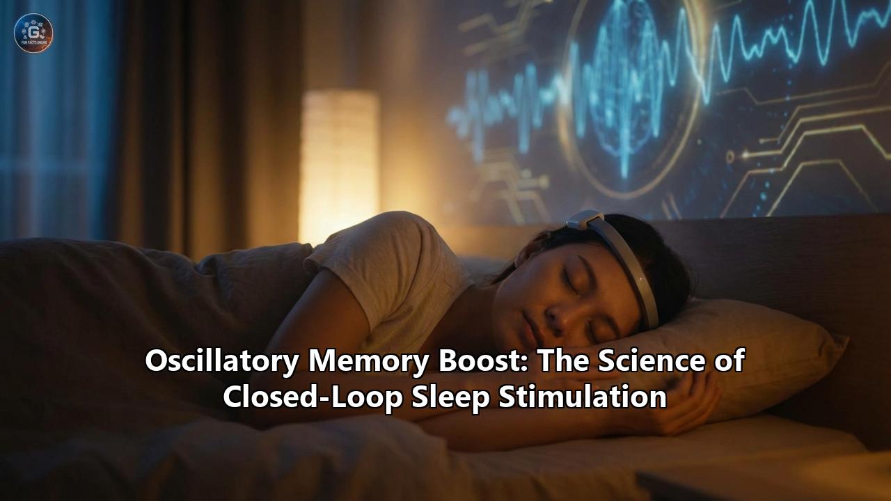 Oscillatory Memory Boost: The Science of Closed-Loop Sleep Stimulation