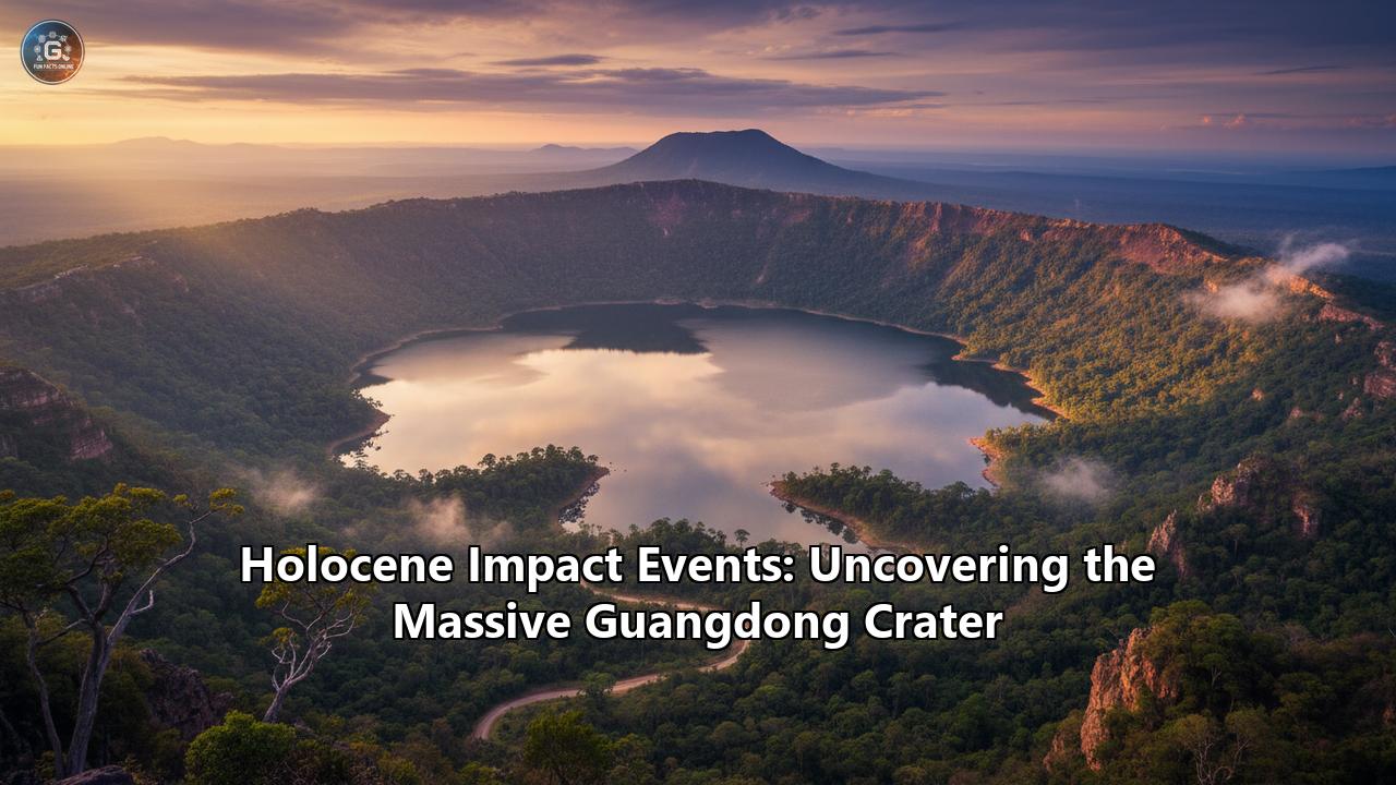Holocene Impact Events: Uncovering the Massive Guangdong Crater