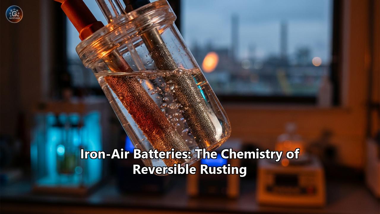 Iron-Air Batteries: The Chemistry of Reversible Rusting