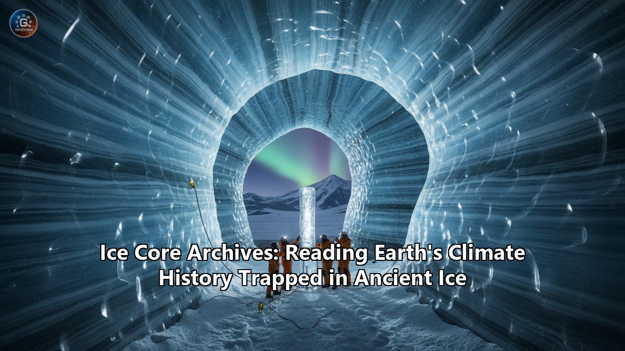 Ice Core Archives: Reading Earth's Climate History Trapped in Ancient Ice
