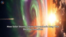 How Solar Storms Create Atmospheric Drag That Destroys Satellites