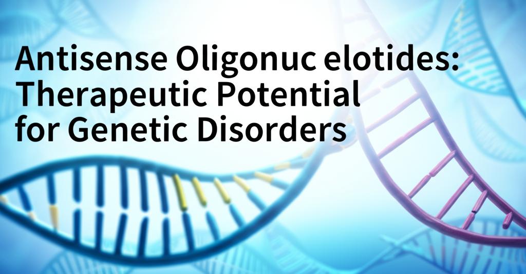 Antisense Oligonucleotides: Therapeutic Potential for Genetic Disorders