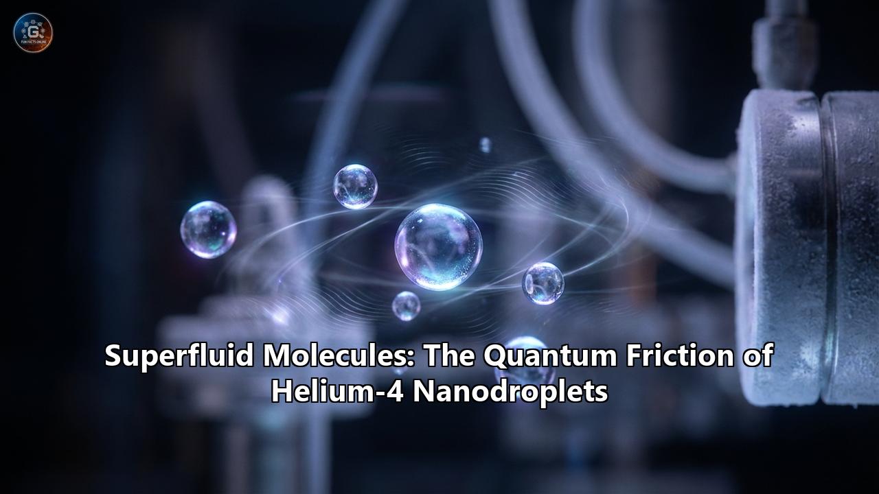 Superfluid Molecules: The Quantum Friction of Helium-4 Nanodroplets