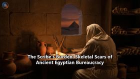 The Scribe’s Burden: Skeletal Scars of Ancient Egyptian Bureaucracy