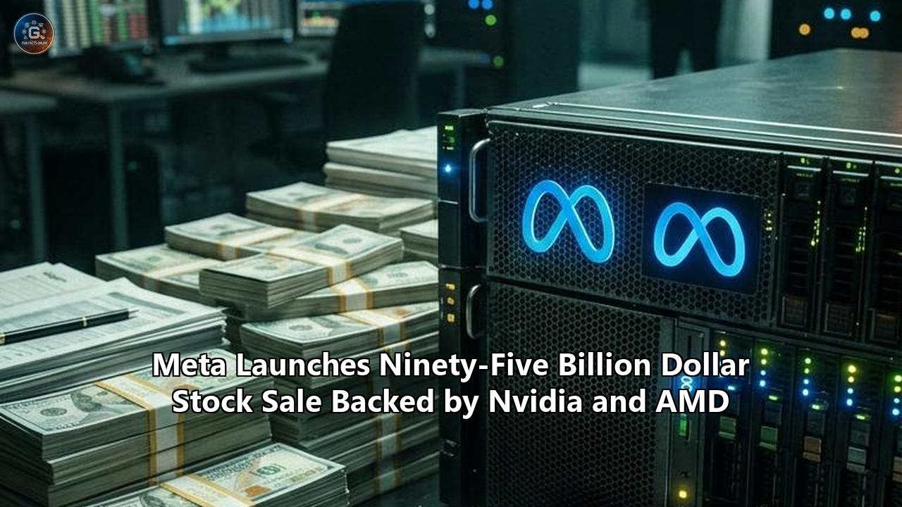Meta Launches Ninety-Five Billion Dollar Stock Sale Backed by Nvidia and AMD