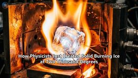 How Physicists Just Created Solid Burning Ice at Two Thousand Degrees