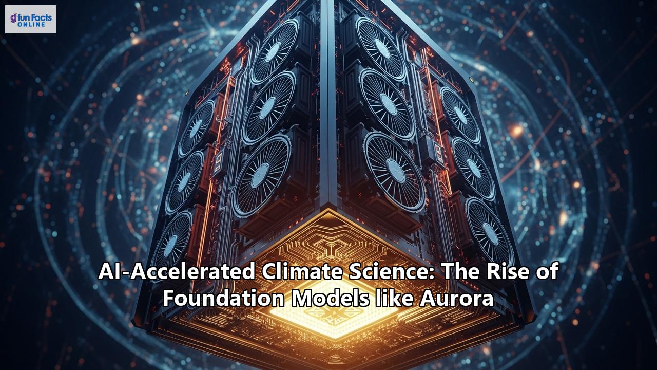 AI-Accelerated Climate Science: The Rise of Foundation Models like Aurora