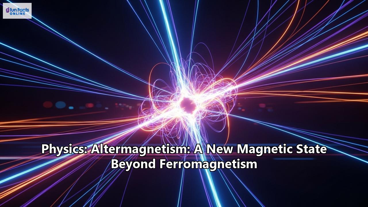 Physics: Altermagnetism: A New Magnetic State Beyond Ferromagnetism