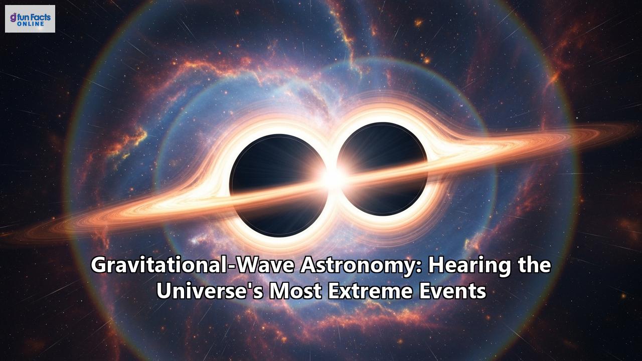 Gravitational-Wave Astronomy: Hearing the Universe's Most Extreme Events