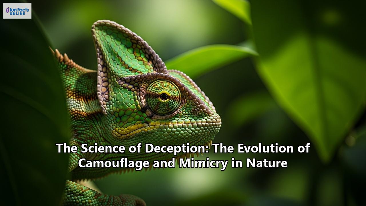The Science of Deception: The Evolution of Camouflage and Mimicry in Nature
