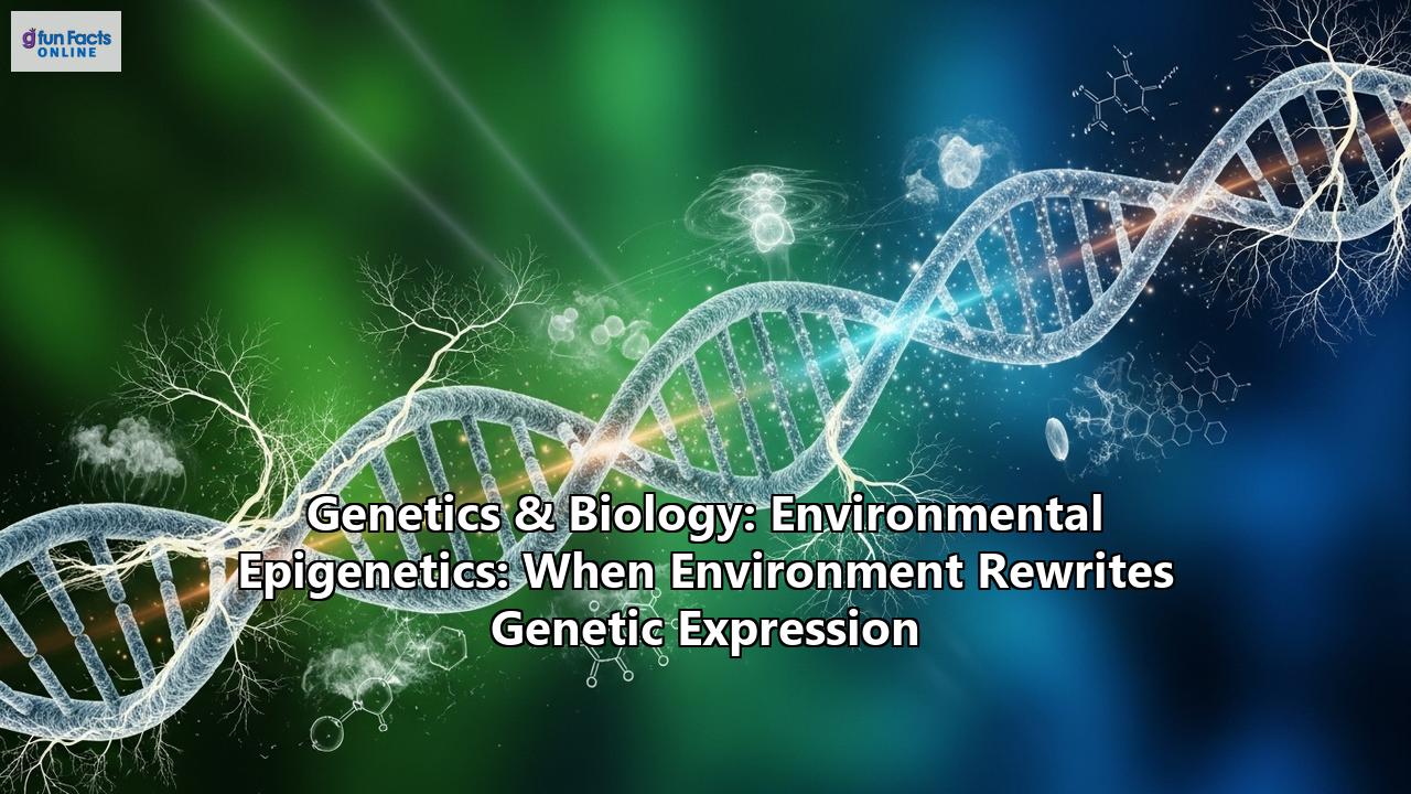 Genetics & Biology: Environmental Epigenetics: When Environment Rewrites Genetic Expression