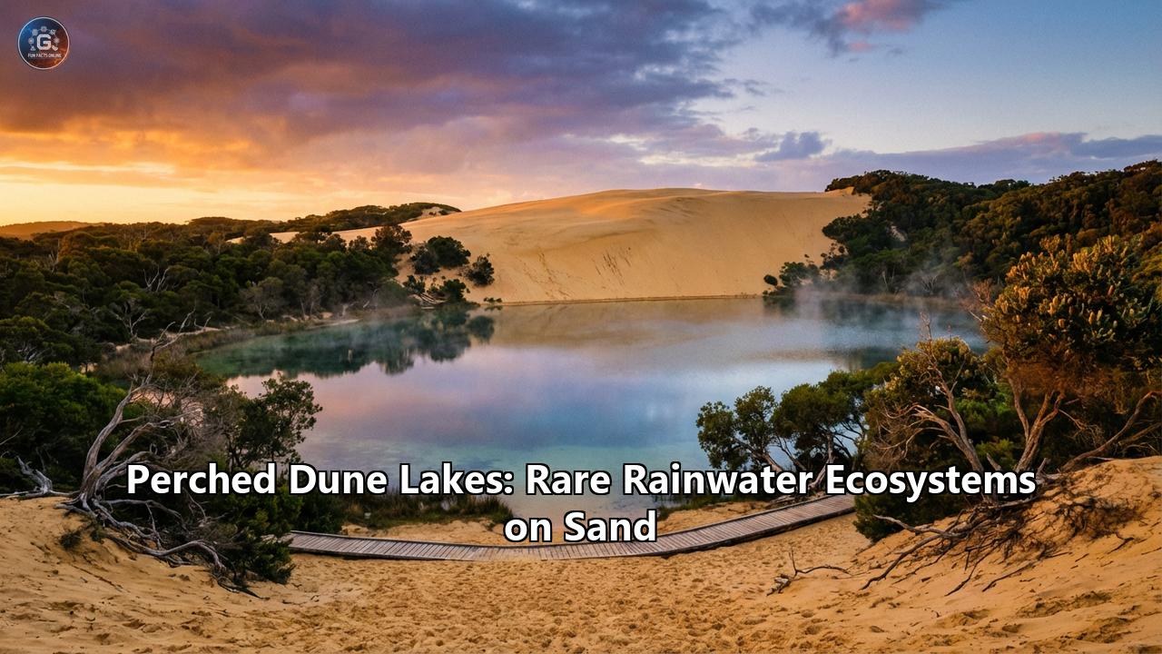 Perched Dune Lakes: Rare Rainwater Ecosystems on Sand