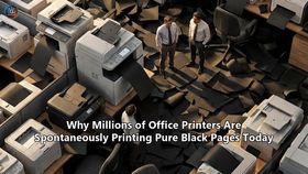 Why Millions of Office Printers Are Spontaneously Printing Pure Black Pages Today