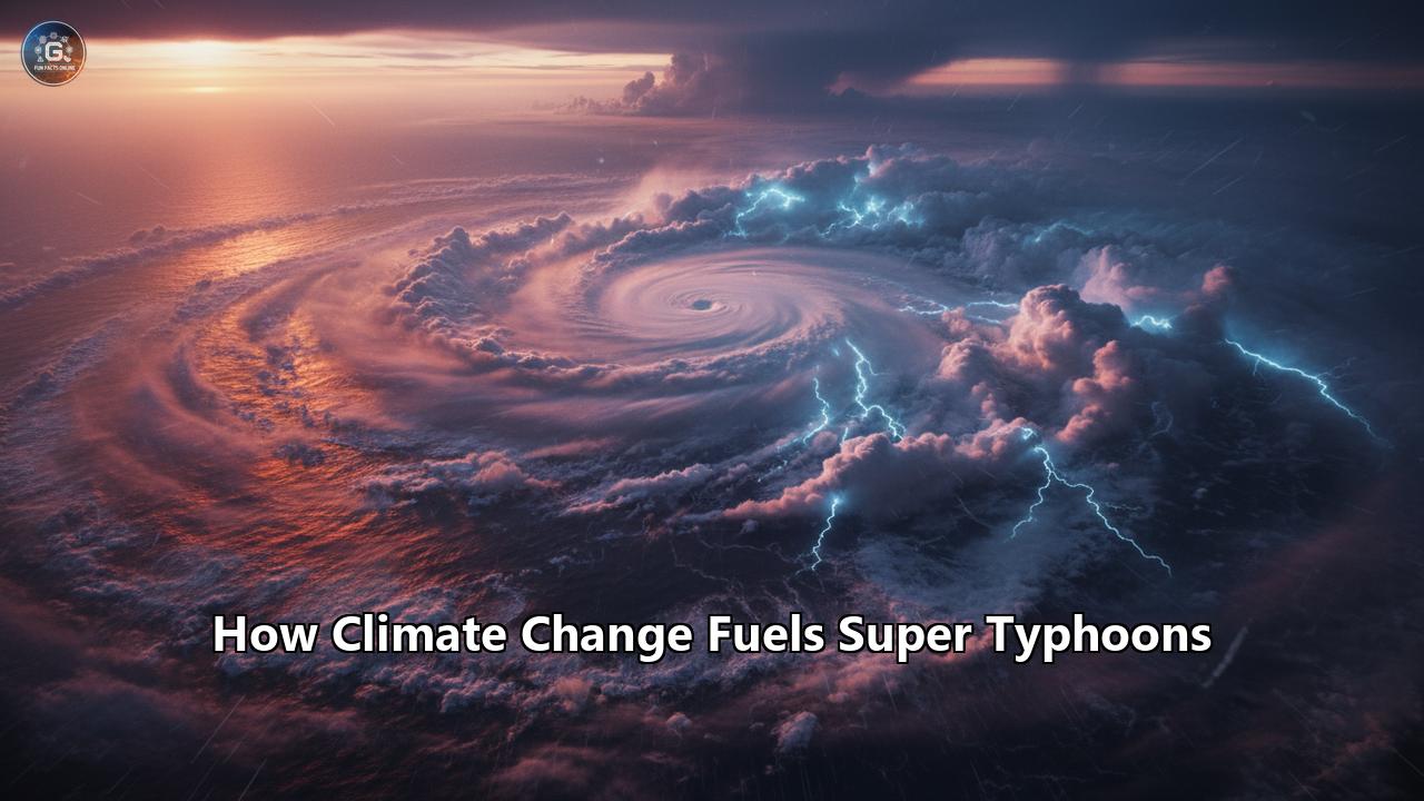 How Climate Change Fuels Super Typhoons