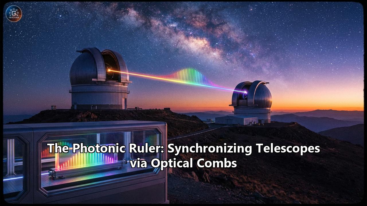 The Photonic Ruler: Synchronizing Telescopes via Optical Combs